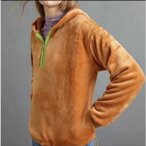 Anthropologie Sunday In Brooklyn Kelyn Cozy Plush Pullover Hoodie Size Small
